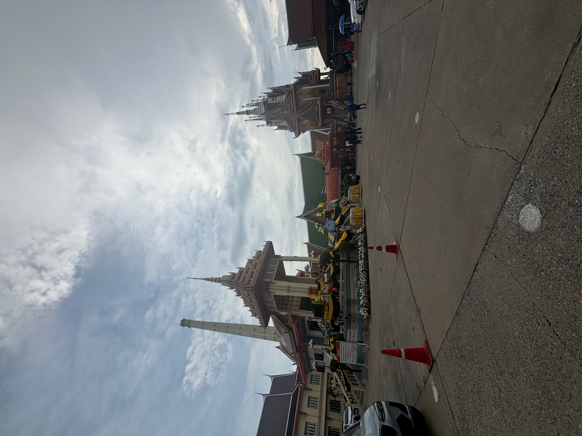 Funeral inside of temple Wihan